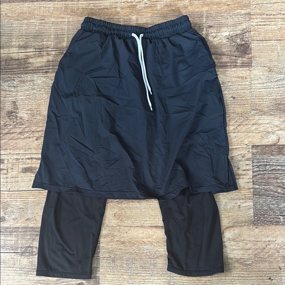 Athletic Skirt with Attached Leggings